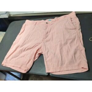 Tommy Bahama 8" Inseam Beach Linen Flat Front Men's Shorts 42 Pink